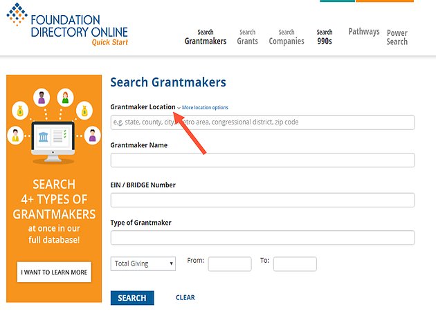 how to find grants